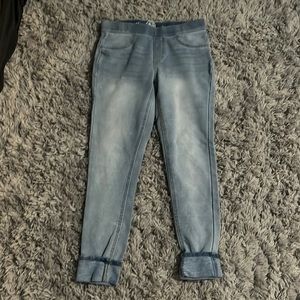 Girls Cuffed Jeggings